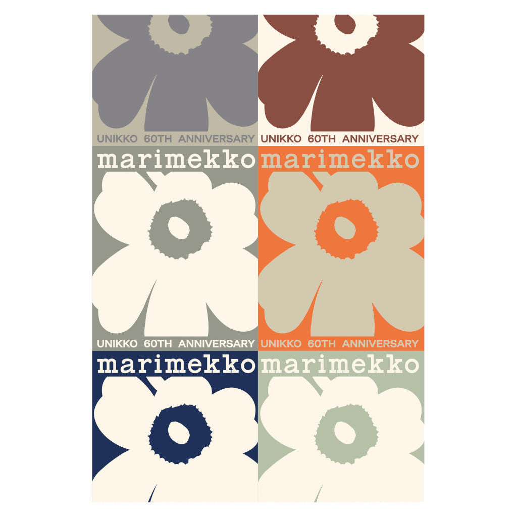 Poster Unikko 60th Anniversary 50 x 70 cm Marimekko